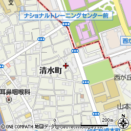 東京都板橋区清水町周辺の地図