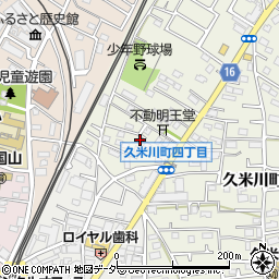 書道教室　日本習字東村山教室周辺の地図