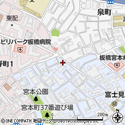 東京都板橋区宮本町43-1周辺の地図