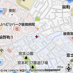 東京都板橋区宮本町41-2周辺の地図