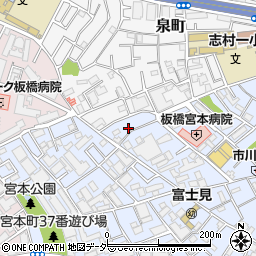 東京都板橋区宮本町50周辺の地図