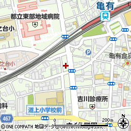 タイムズ亀有４丁目駐車場周辺の地図