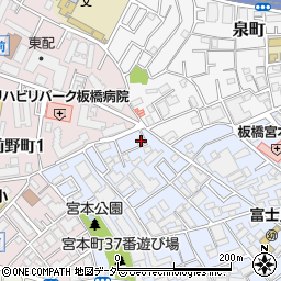 東京都板橋区宮本町41-1周辺の地図
