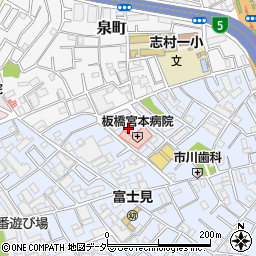 東京都板橋区宮本町51周辺の地図