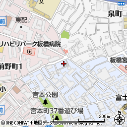 東京都板橋区宮本町41周辺の地図