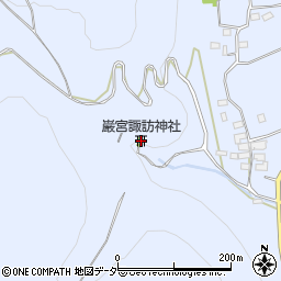巌宮諏訪神社周辺の地図