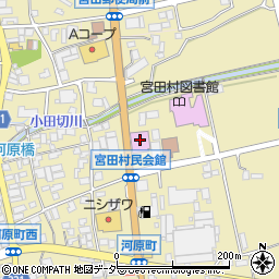 宮田村体育センター周辺の地図
