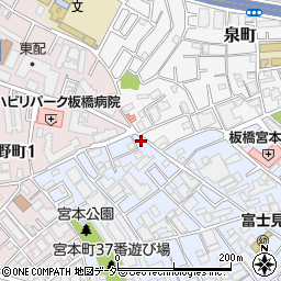 東京都板橋区宮本町41-9周辺の地図