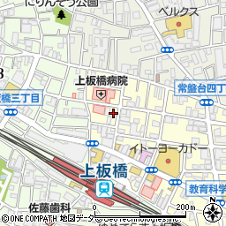 上板橋鈴薬局周辺の地図