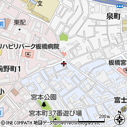 東京都板橋区宮本町41-8周辺の地図