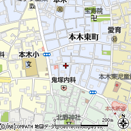 沢井折本所周辺の地図