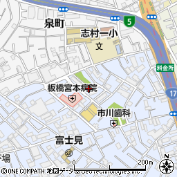 東京都板橋区宮本町58周辺の地図