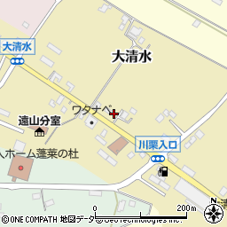 千葉県成田市大清水67周辺の地図