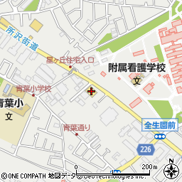 トヨタモビリティ東京東村山青葉店周辺の地図