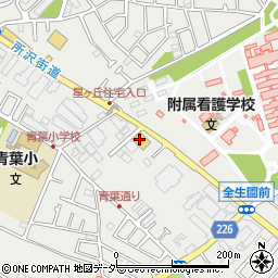 トヨタモビリティ東京東村山青葉店周辺の地図