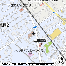鎌ケ谷市役所　右京塚連絡所周辺の地図