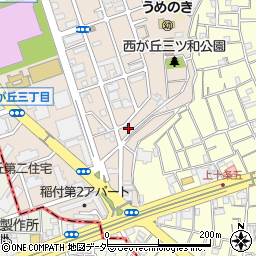 東京都北区西が丘2丁目5-11周辺の地図