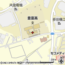 千葉県立船橋豊富高等学校周辺の地図
