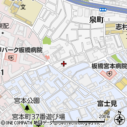 東京都板橋区泉町22周辺の地図