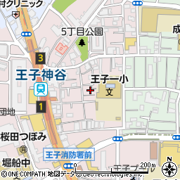 東京都北区王子5丁目13周辺の地図