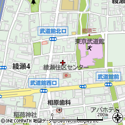 東京都足立区綾瀬3丁目18周辺の地図