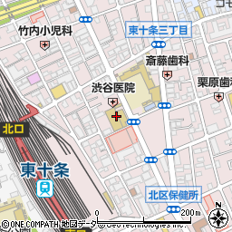 東京都北区東十条3丁目2-14周辺の地図