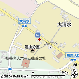 千葉県成田市大清水45周辺の地図