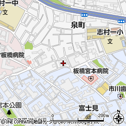 東京都板橋区泉町21周辺の地図