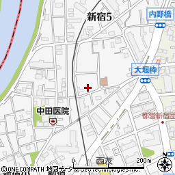 三菱ガス化学東京テクノパーク内野社宅Ｅ棟周辺の地図