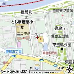 マミークリーニング　豊島店周辺の地図