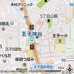 有限会社内田生花店周辺の地図