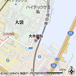 千葉県成田市不動ケ岡1961周辺の地図