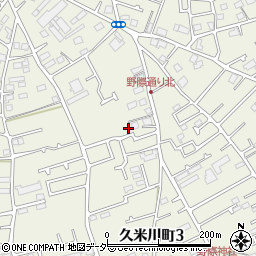 ＳＡＮパーク東村山久米川町１駐車場周辺の地図
