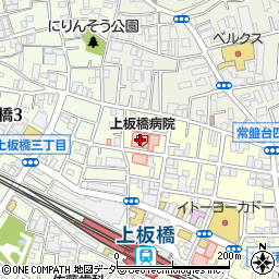 上板橋病院周辺の地図