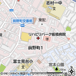 前野町第二住宅周辺の地図