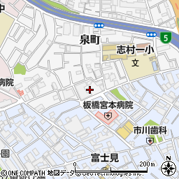 東京都板橋区泉町20周辺の地図