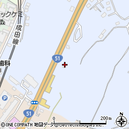 トヨタカローラ千葉成田マイカーセンター周辺の地図