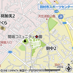 羽村教会周辺の地図