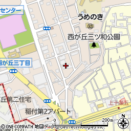 東京都北区西が丘2丁目12周辺の地図