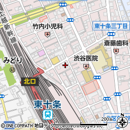 東京都北区東十条3丁目16-9周辺の地図
