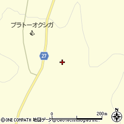 山梨県韮崎市穂坂町柳平2182周辺の地図
