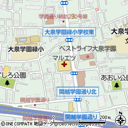 マルエツ大泉学園店周辺の地図