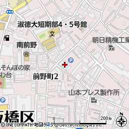 福島封筒第２工場周辺の地図