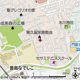 日本長老教会大会事務所周辺の地図