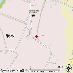 千葉県八千代市米本1109周辺の地図