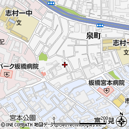東京都板橋区泉町25周辺の地図