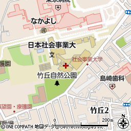 東京都清瀬市竹丘周辺の地図