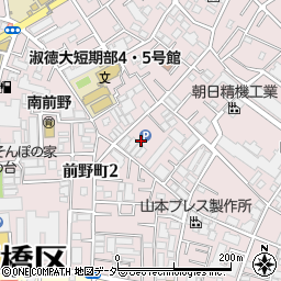 日本ハム株式会社　板橋営業所周辺の地図
