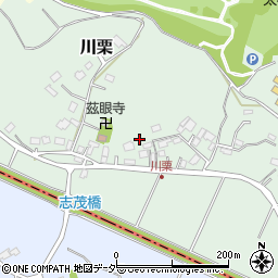 千葉県成田市川栗周辺の地図