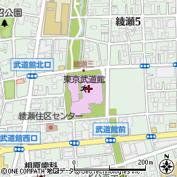 東京武道館周辺の地図